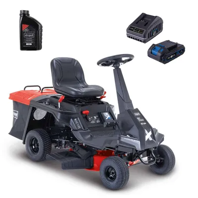 Produktbild von Scheppach MR225-61 Benzin Aufsitzrasenmäher 6PS | 61cm Schnittbreite | 150 L Fangbox | ohne LED | Aufsitzmäher inkl. Akku & Ladegerät + Motoröl
