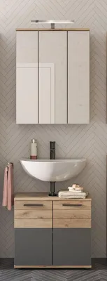 Produktbild von xonox.home Badkombination Mason Nox Oak Nachbildung 60x190x34 cm