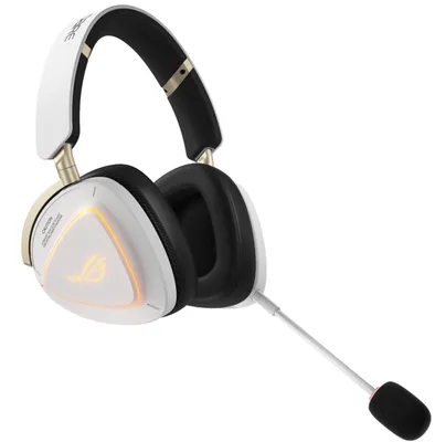 Zdjęcie produktu dla ASUS ROG Delta II-KJP, Przewodowy i Bezprzewodowy, Gaming, 20 - 20000 Hz, 325 g, Zestaw słuchawkowy, Czarny, Biały