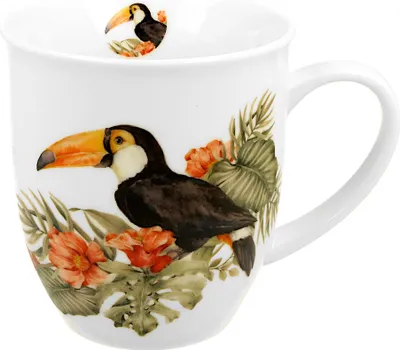 Produktbild von DUO World of Birds Becher 400 ml TOUCAN New Bone China Porzellan
