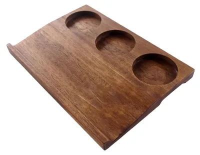 Produktbild von Holztablett für Speisen und Snacks