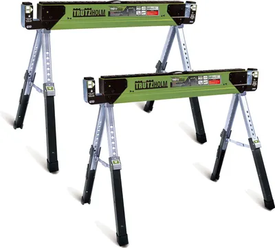Produktbild von 2x Stahl Sägebock Falt Arbeitsbock höhenverstellbar bis 1300kg klappbar Werkbock