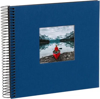 Produktbild von Goldbuch Spiralalbum Bella Vista blau 20x20 cm 40 schwarze Seiten