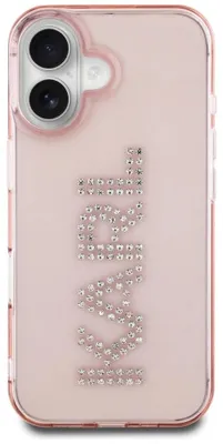 Produktbild von Karl Lagerfeld Rhinestones Logo Iphone 16 Handyhülle One Size