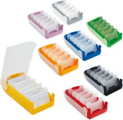 Produktbild von TimeTEX Lernbox A8 Kunststoff mit 100 Lernkärtchen