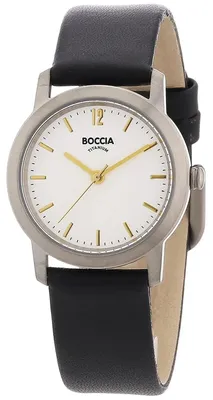 Productafbeelding van Boccia 3291-02 dameshorloge, Titan, met leren band