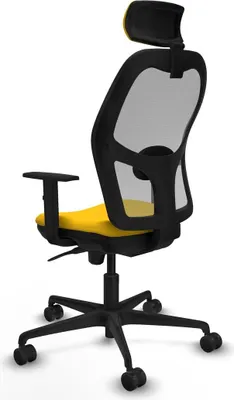 Image de Chaise de bureau avec appui-tête Piqueras y Crespo 1D036N2 Jaune