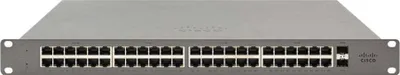 Zdjęcie produktu dla Cisco Meraki GS110, Zarządzany, Gigabit Ethernet (10/100/1000), Możliwości montowania w stelażu, 1U