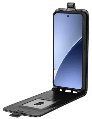 Obrázek produktu pro Pro Xiaomi 15 Pro Vertikální flipové pouzdro na mobilní telefon Kryt Ochranné pouzdro Černá