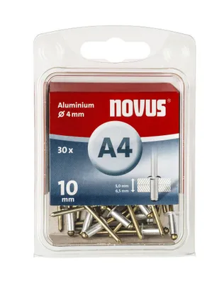 Produktbild von novus Alu Blindniete A 4 x 10  6,5mm