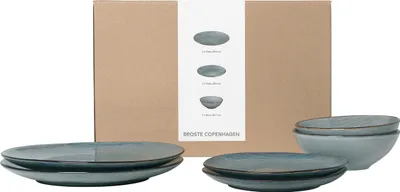 Zdjęcie produktu dla Broste Copenhagen Nordic Sea zestaw zastawy stołowej na lunch 6 szt
