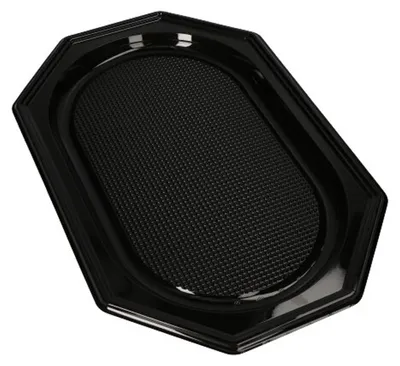 Produktbild von Servierplatten, PET 45 cm x 30 cm schwarz
