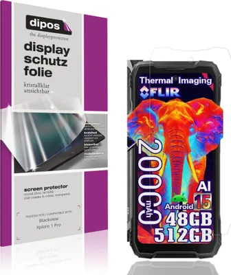 Immagine prodotto di 4x Pellicola Protettiva per Blackview Xplore 1 Pro Protezione Schermo Claro Display dipos