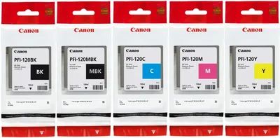 Produktbild von Canon Original PFI-120 Druckerpatronen - 5er Multipack