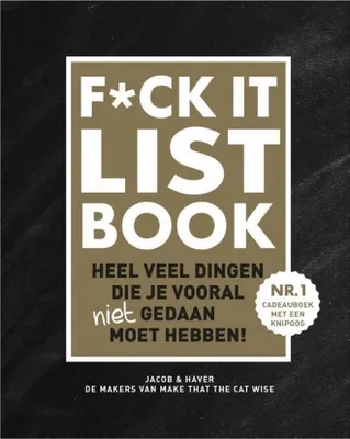 Produktbild von F*CK-it list book