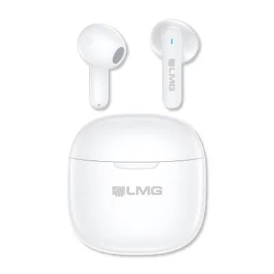 Produktbild von LMG Germany T68 In-Ear Bluetooth Kopfhörer Weiß mit ENC, 4 Mikrofonen und Ladecase
