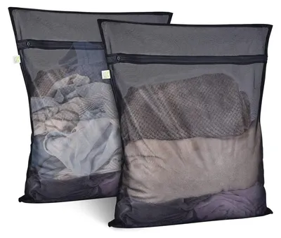 Image de Sac de lavage XL à mailles fines, 60 x 80 cm, pour polaire