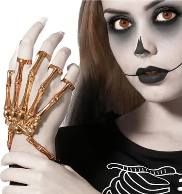 Immagine prodotto di Halloween-Dekoration Gold Skelett