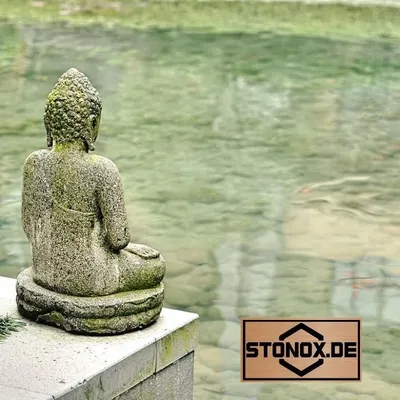 Produktbild von Garten Skulptur Kniende Gruß Göttin Chandigarh