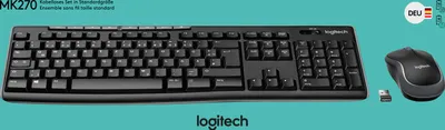 Produktbild von Logitech MK 270 Cordless Desktop black