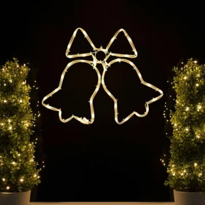 Produktbild von LED Fensterdeko Weihnachten mit Timer und Batterie  Fensterbilder beleuchtet Weihnachtsdeko innen Deko Fenster Silhouette Beleuchtetes Fensterbild