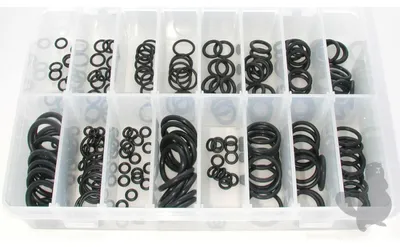 Produktbild von Dichtungssatz aus O-Ringen bestehend aus einem Sortiment von 225 Stück.