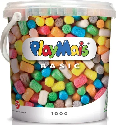 Produktbild von PlayMais Basic 1.000 (großer Eimer)