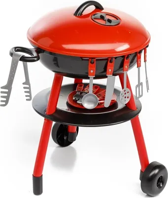 Immagine prodotto di Paradiso Toys barbecue giocattolo 50 cm 30 pezzi rosso/nero