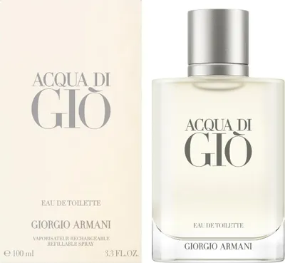 Immagine prodotto di Armani Acqua Di Gi Eau De Toilette ricaricabile 100ml