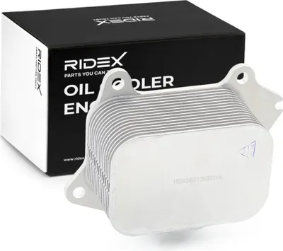 Produktbild von RIDEX 469O0032 Ölkühler Motoröl für FORD Fiesta Mk6 Schrägheck (JA8, JR8) FOCUS III Turnier Fiesta Mk5 Schrägheck (JH1, JD1, JH3, JD3) Kuga Mk2 (DM2)