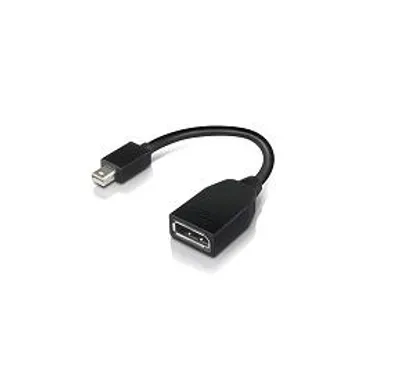 Produktbild von Lenovo 4X90L13971, Mini DisplayPort, DisplayPort, Männlich, Weiblich, Schwarz, -5 - 45 °C