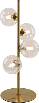 Produktbild von Olucia - REMO - Tischlampe - Transparent / Messing - 4 Watt