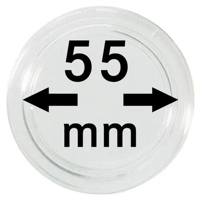 Produktbild von Lindner S22705500 Münzkapsel Innendurchmesser 55 mm, 1 Stück, Innenhöhe 3,2 mm