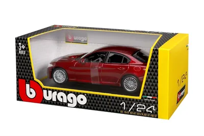 Produktbild von Alfa Romeo Giulia 1:24 rot BBURAGO