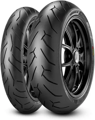 Image de PIRELLI Pneus DIABLO ROSSO II (F)(R) Standard 100/80 R 17 M/C 52H TL