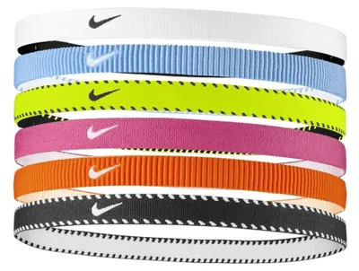 Image de Nike - Bandeau « Flex Classic » (lot de 6) CS2947 (taille unique) (multicolore fluorescent)