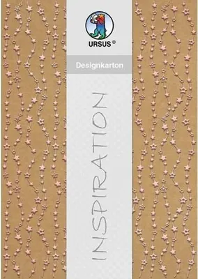 Produktbild von URSUS Designkarton Sterne rosé