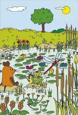 Produktbild von Am Seerosenteich, 100 Teile Die Maus