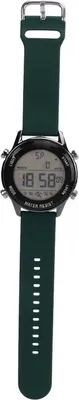 Produktbild von Digital Chronograph Watch WR50m wasserdichtes Luminer großer Leinwand Outdoor -Sport für Männer schwärzgrün