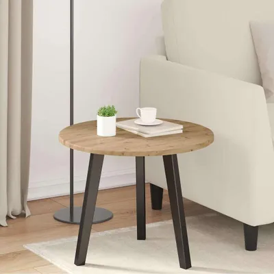 Produktbild von Maison Exclusive - Tischplatte Ø 50 x 1,5 cm Rund Holzwerkstoff Artisan-Eiche