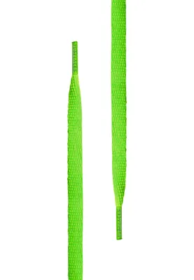 Image de Tkaničky do bot Urban Classics White Flat neongreen - 120cm