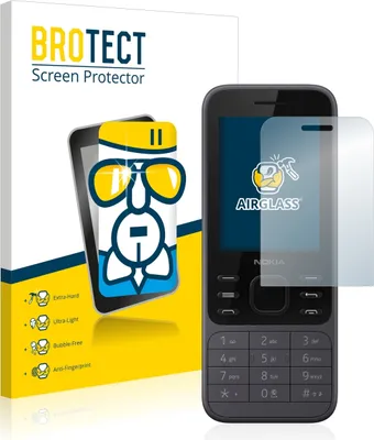 Produktbild von BROTECT Schutzglas für Nokia 6300 2020 Schutzfolie Panzer Folie Glas Display Schutz klar