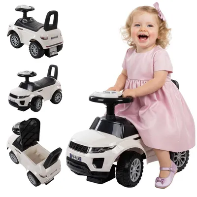 Image de Voiture à glisser Véhicule à glisser Voiture d'enfant Jouet à partir de 1 an blanc