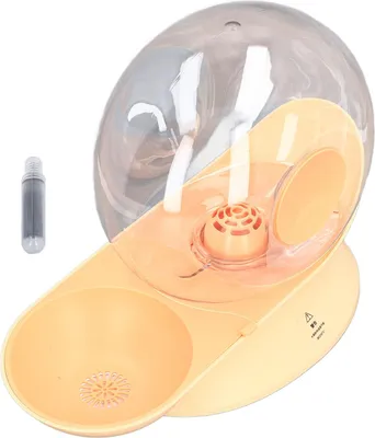 Produktbild von Automatischer Katzenwasserspender, 2,8 l, abnehmbares, langlebiges Kunststofffiltersystem, Schwerkraft-Haustiertränke für Kätzchen, Welpen, drinnen, R