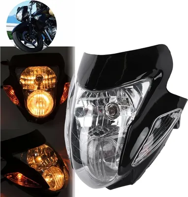 Obrázek produktu pro Kryt předního světlometu motocyklu, jasnější a širší výhled, ochrana před světlem, kryt předního světlometu