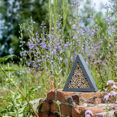 Produktbild von Insektenhotel WoodStone "Culebra", grau