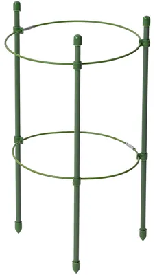 Produktbild von KADAX Rankhilfe für Pflanzen, 30 cm, 1 Stück, Pflanzenstütze aus Stahl, Blumenstütze, Pflanzenhalter, Rankgitter für Kletterpflanzen im Garten oder Blumentopf, Rankturm für Tomaten