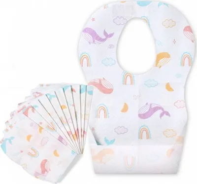 Immagine prodotto di Bavaglini monouso per bambini - 10 pz