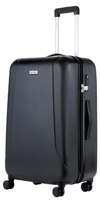 Produktbild von Skyhopper Großer Hartschalen Reiskoffer 78cm - Große Koffer mit TSA-Schloss 85 L (Schwarz, L)