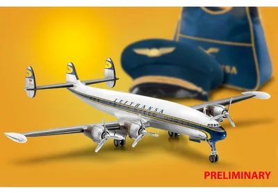 Produktbild von Modellbausatz Lockheed L.1049G Super Constellation Lufthansa 1:144
